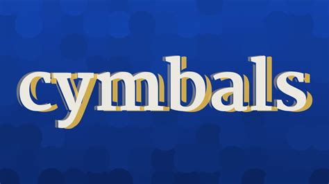 cymbals pronunciation|free pronounce drug names audio.